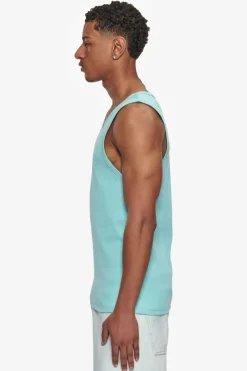 T-Shirt<Dropsize Rib Tank Top Turquoise
