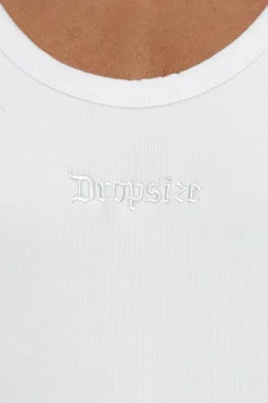 T-Shirt<Dropsize Rib Tank Top White
