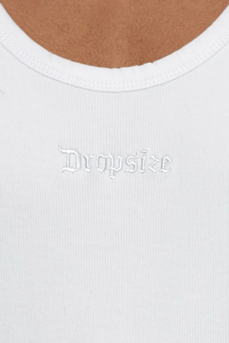 T-Shirt<Dropsize Rib Tank Top White