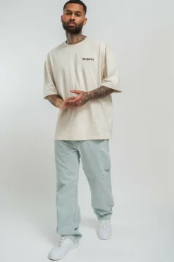 Jeans<Dropsize Ripped Loose Fit Jeans Light Blue