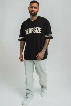 Jeans<Dropsize Ripped Loose Fit Zip Jeans