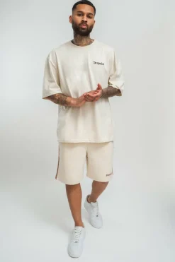 Shorts<Dropsize Side Stripe Shorts Coconut/ Brown