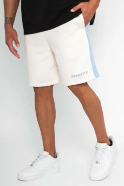 Shorts<Dropsize Side Stripe Shorts Cream / Light Blue