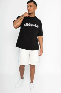 Shorts<Dropsize Side Stripe Shorts Cream / Light Blue