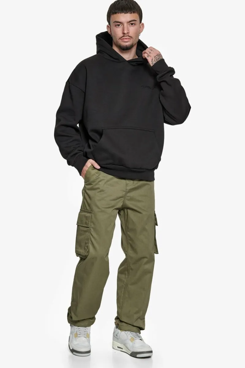 Cargos<Dropsize Single Cargo Pocket Workwear Pants Olive