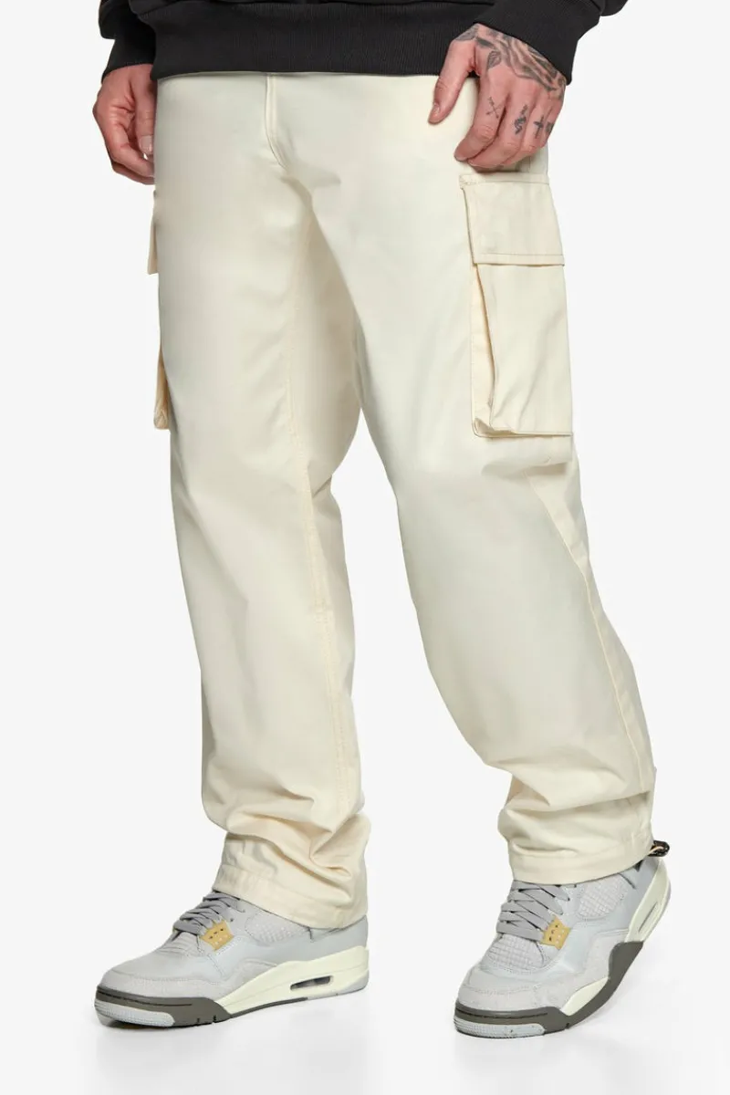Cargos<Dropsize Single Cargo Pocket Workwear Pants Cream