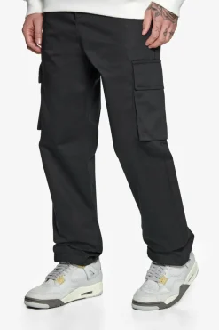 Cargos<Dropsize Single Cargo Pocket Work Wear Pants Black