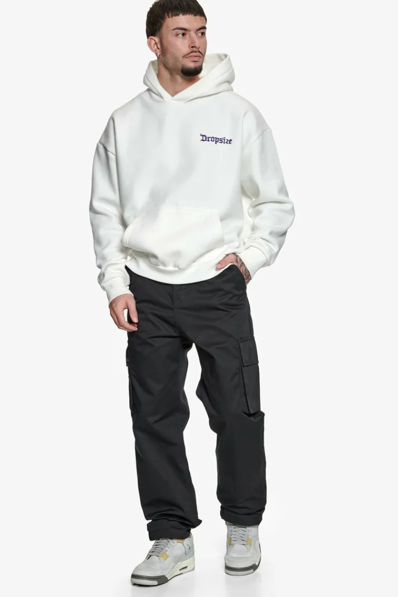 Cargos<Dropsize Single Cargo Pocket Work Wear Pants Black