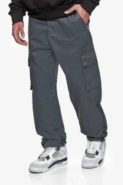 Cargos<Dropsize Single Cargo Pocket Work Wear Pants Grey