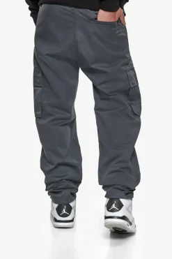 Cargos<Dropsize Single Cargo Pocket Work Wear Pants Grey