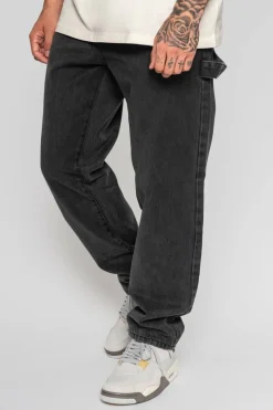 Jeans<Dropsize Straight Fit Jeans Washed Grey