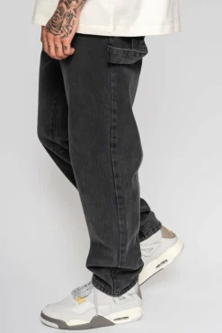 Jeans<Dropsize Straight Fit Jeans Washed Grey