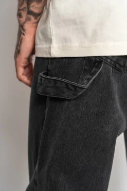 Jeans<Dropsize Straight Fit Jeans Washed Grey