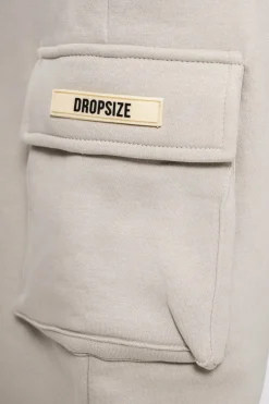 Cargos<Dropsize Straight Leg Cargo Sweat Pants Moon Beam