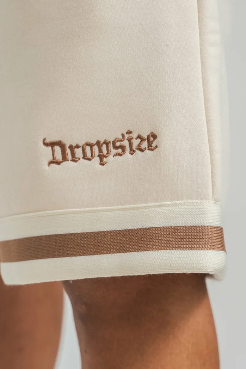 Shorts<Dropsize Stripe Short V2 Coconut/ Brown
