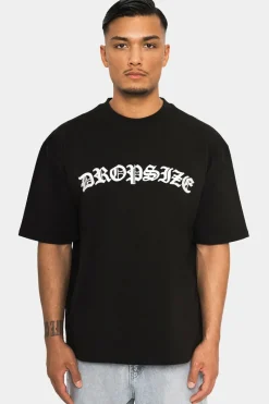 T-Shirt<Dropsize Super Heavy Front Embo T-Shirt Black