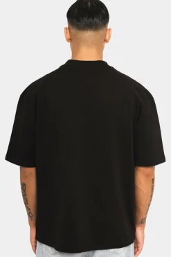 T-Shirt<Dropsize Super Heavy Front Embo T-Shirt Black