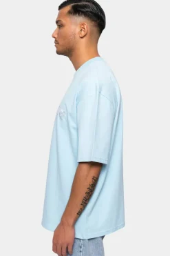T-Shirt<Dropsize Super Heavy Front Embo T-Shirt Baby Blue