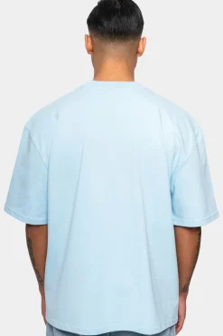 T-Shirt<Dropsize Super Heavy Front Embo T-Shirt Baby Blue