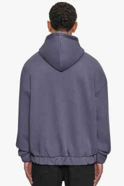 Zipper<Dropsize Super Heavy Overisze Blank Zip Hoodie Granite