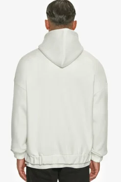 Zipper<Dropsize Super Heavy Oversize Blank Zip Hoodie Washed White