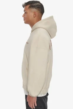 Zipper<Dropsize Super Heavy Oversized Crime Zip Hoodie Coconut Milk