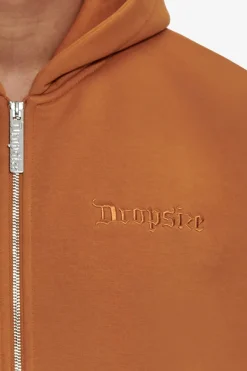 Zipper<Dropsize Super Heavy Oversized Zip-Hoodie Pumpkin Spice