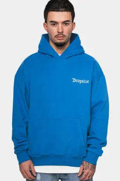 Hoodie<Dropsize Super Heavy Oversize Embo Hoodie Royal Blue