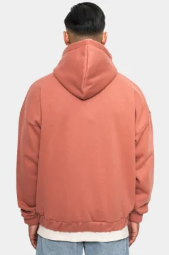 Zipper<Dropsize Super Heavy Oversize Logo Design Zip Hoodie Canyon Clay