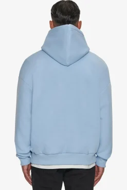 Hoodie<Dropsize Super Heavy Oversize Smooth Logo Hoodie Baby Blue