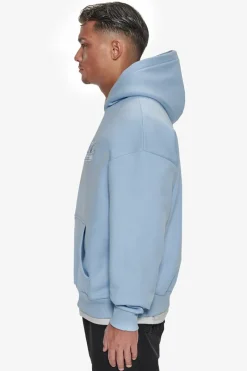 Hoodie<Dropsize Super Heavy Oversize Smooth Logo Hoodie Baby Blue