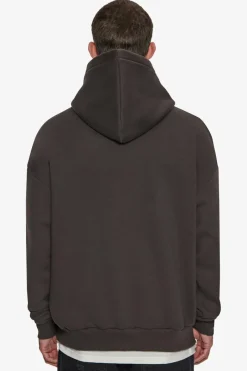 Hoodie<Dropsize Super Heavy Oversize V2 Middle Embo Hoodie Washed Black / White