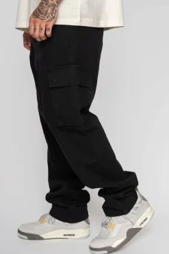 Cargos<Dropsize V2 Cargo Jeans Single Pocket Black